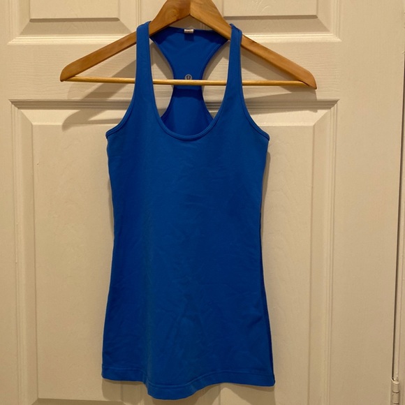 COPY - Size 4 Lululemon blue tank top - Picture 1 of 3